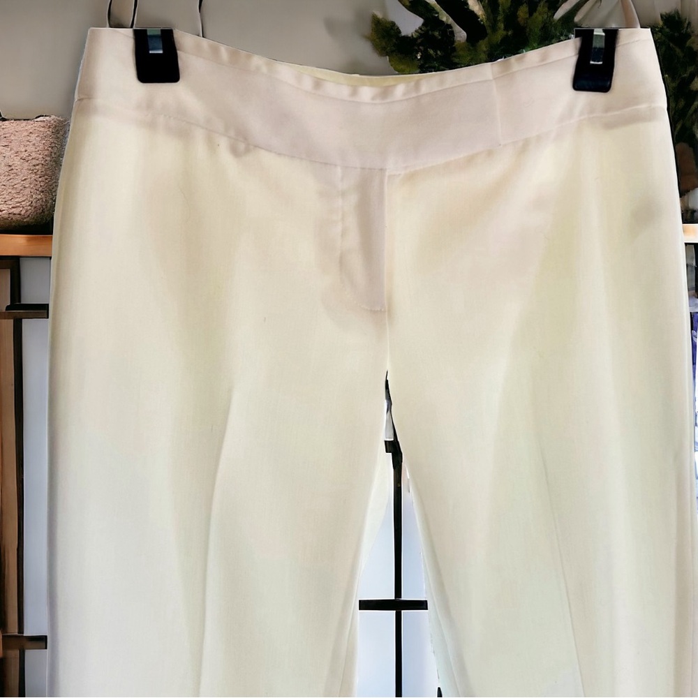 White House Black Market Legacy Modern Boot Cut Ivory Pants